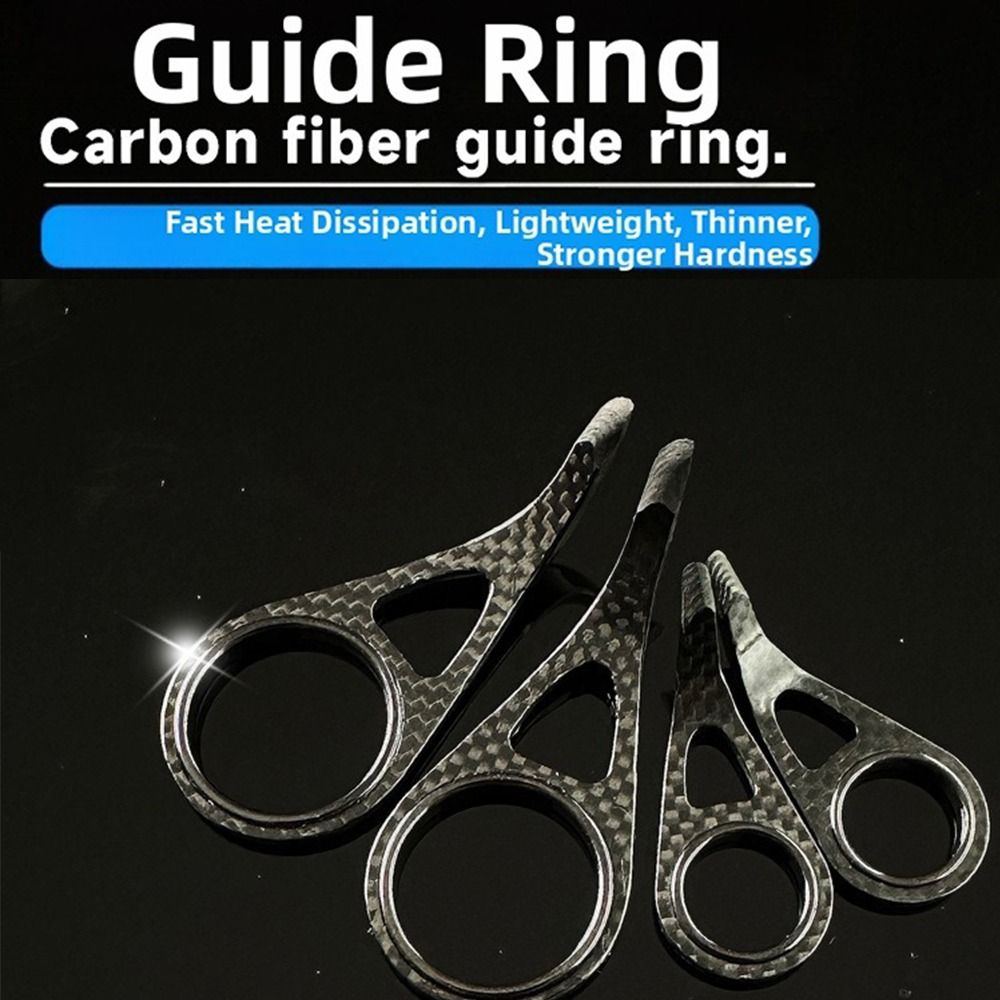 Carbon Fiber Material Rod Guid - Fishing Rod Spinning 评论和价格