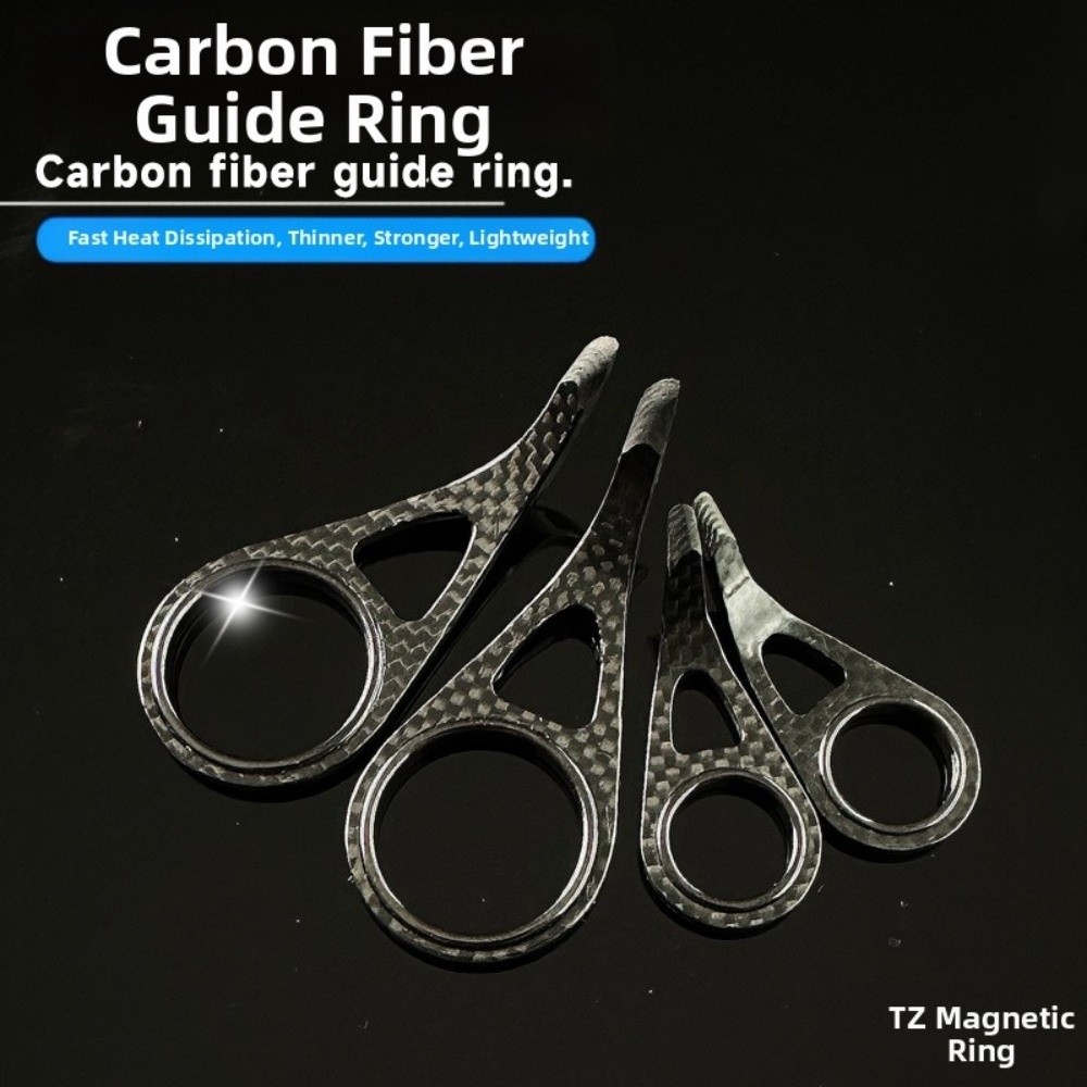 Carbon Fiber Material Rod Guid - Fishing Rod Spinning 评论和价格