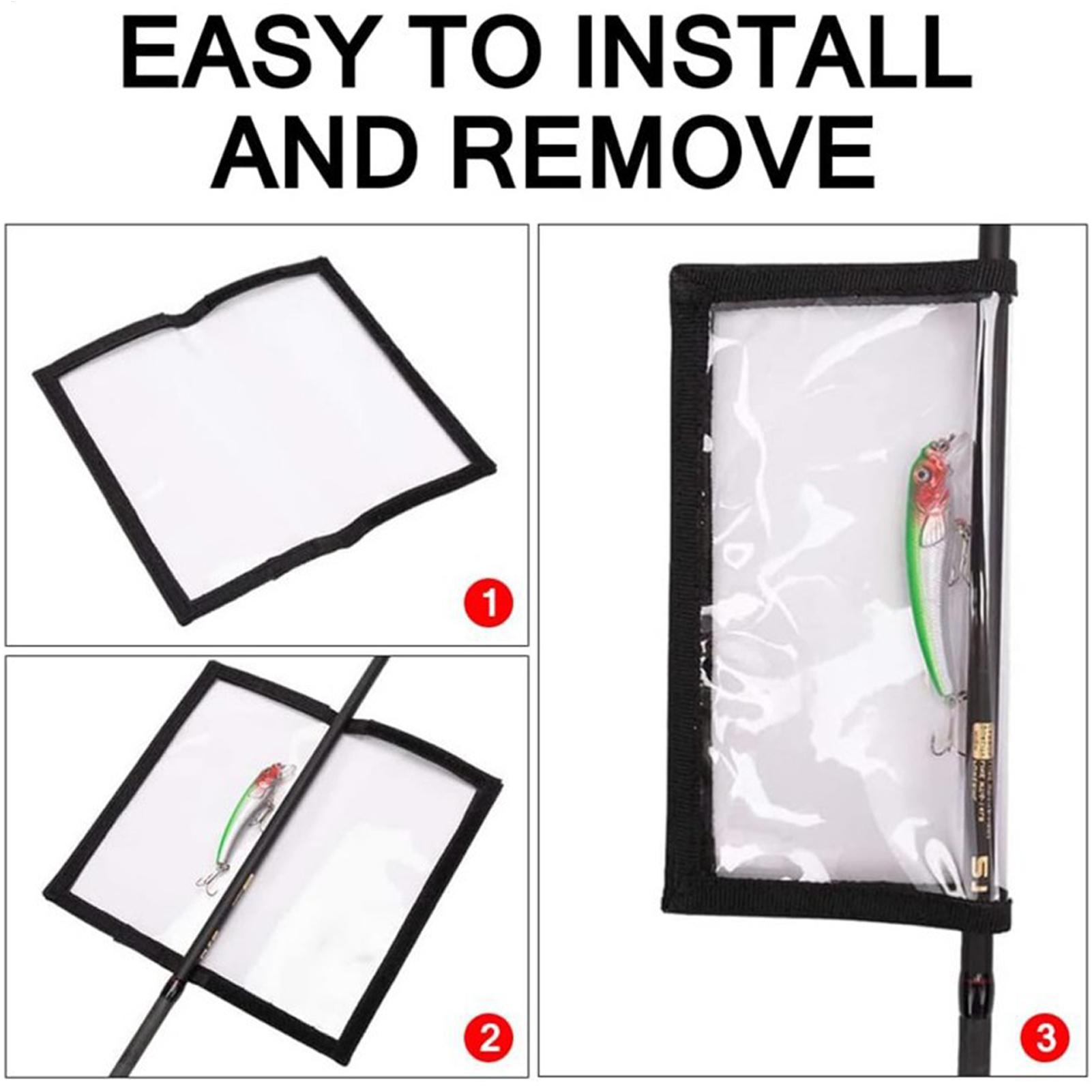 Transparent PVC Lure Bag Fishi - Fishing Rod Case 评论和价格